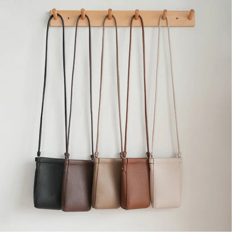 Women's PU Leather Shoulder Bag - Large Capacity Crossbody Handbag with Phone Pocket