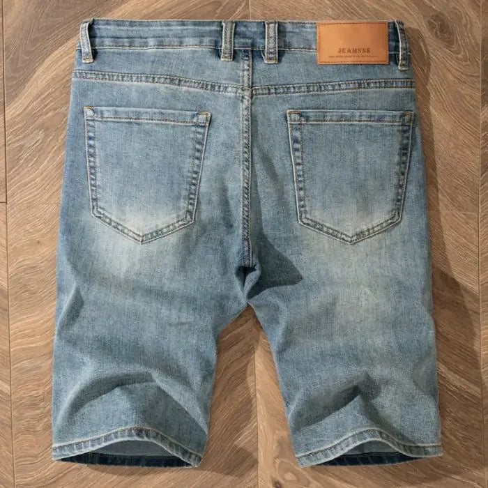 Men's Bermuda Denim Shorts - 2025 Summer Stretch Cotton Knee Length Jorts