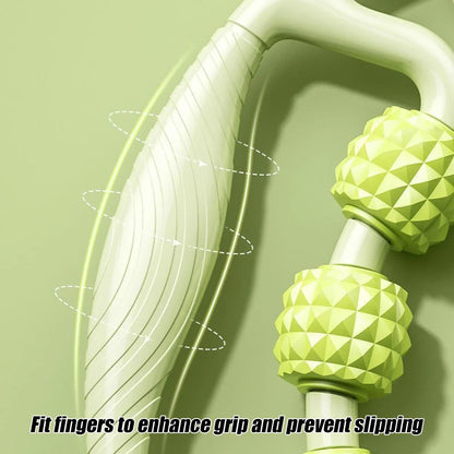 Portable Round Massager Roller – Waist, Abdominal & Leg Clip Tool for Cellulite, Stovepipe & Meridian Massage
