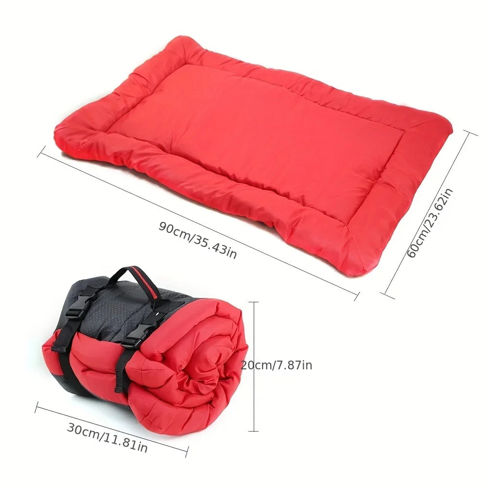 Waterproof Anti-Slip Pet Bed Cushion - Washable Outdoor Dog Mattress for Comfortable Pet Sleeping & Rest