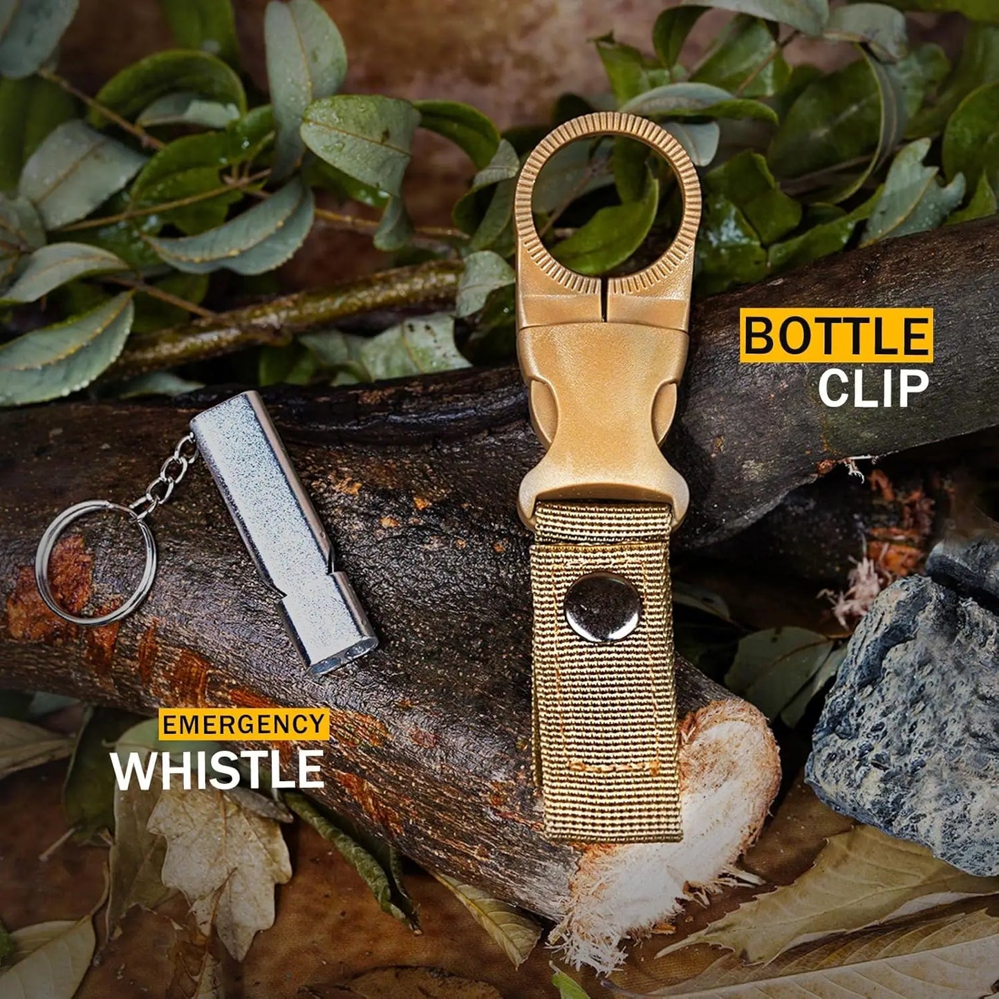 Outdoor Adventure Survival Kit - SOS Emergency First Aid EDC Box Camping Gear and Self-Defense Preparedness Equipment