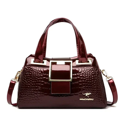 Luxury Women’s Leather Casual Tote Bag – High Quality Large Shoulder & Crossbody Handbag
