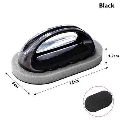 Magic Emery Sponge Cleaning Brush - Rust Removal Eraser Tool with Handle for Kitchen, Bathroom and Household Cleaning