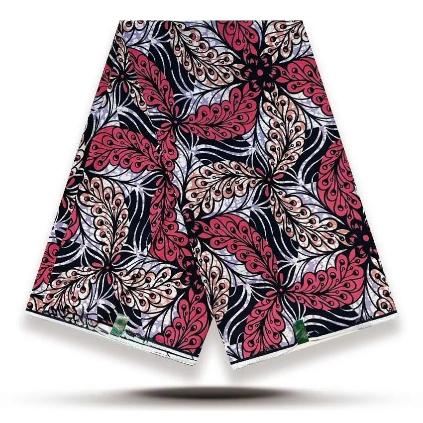 High Quality African Wax Print Fabric - 100% Cotton Soft Ankara Real Wax Fashion Material