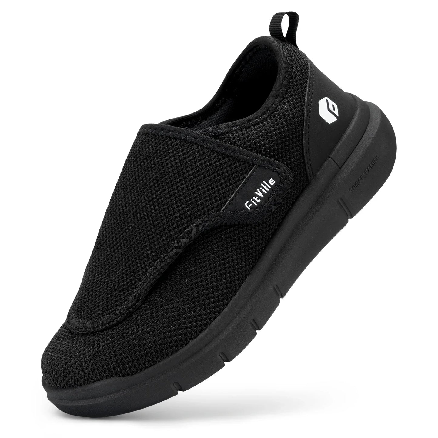 FitVille Extra Wide Women’s Diabetic Walking Shoes – Adjustable Orthopedic Shoes for Swollen Feet, Elderly & Foot Pain Relief