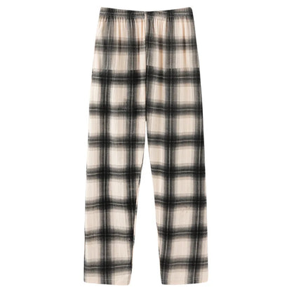 Men’s Plaid Pajama Pants - Soft Breathable Casual Lounge Trousers for Sleepwear & Nightwear