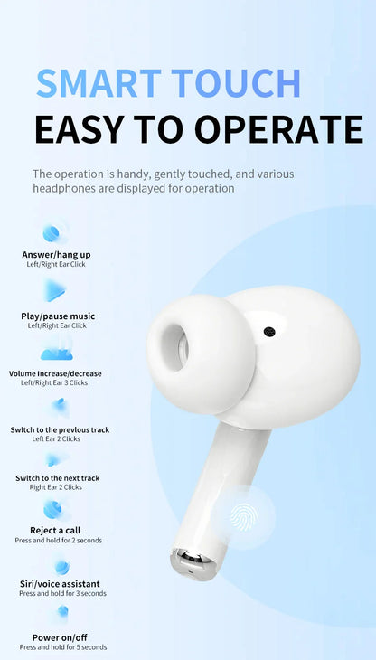 GUJIU A7 2024 Pro TWS Wireless Earbuds – In-Ear Headphones Pods Pro 2 for iOS & Android