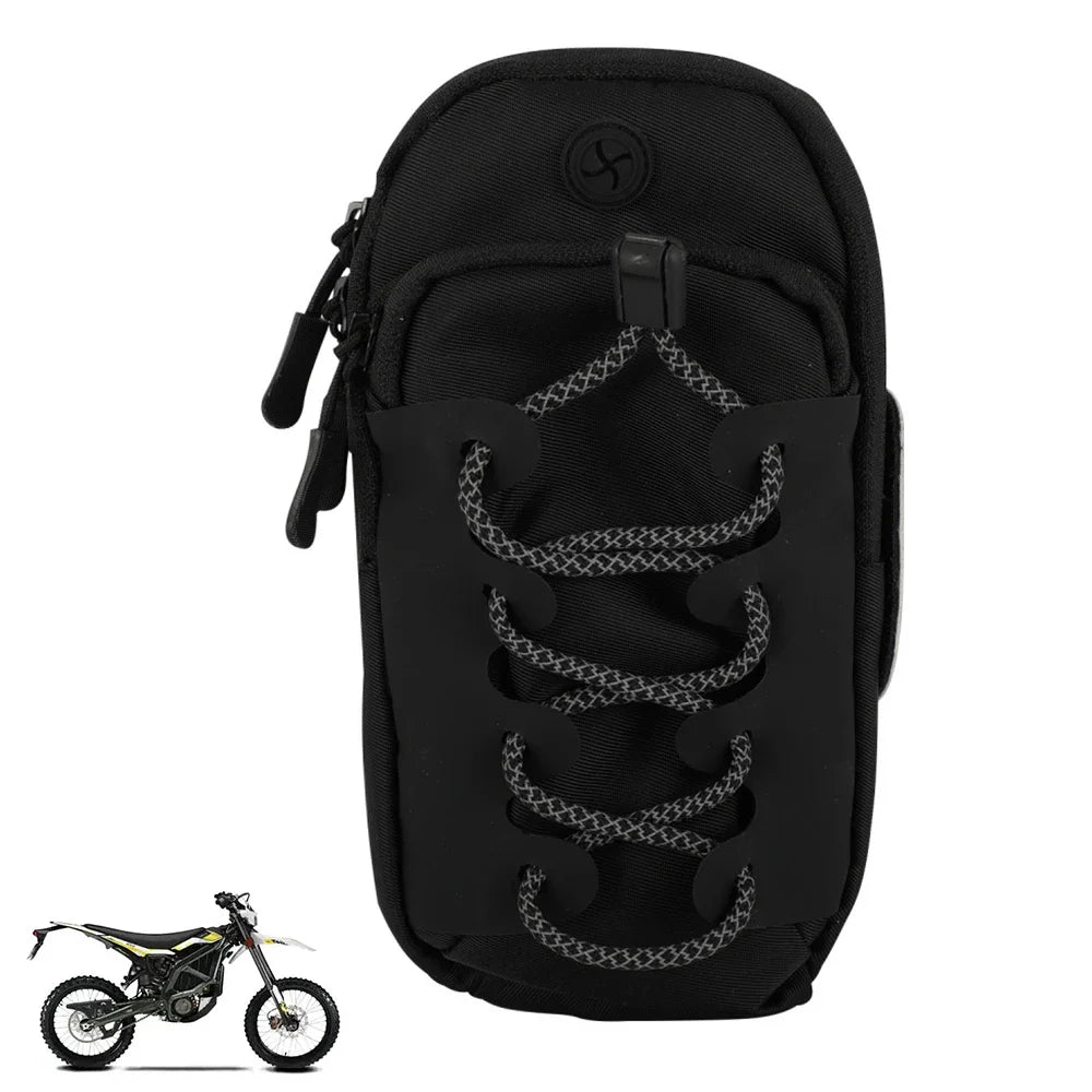 Universal Motorcycle Battery Cover Frame Bag - Front Storage Bag for Surron, E-Bikes & Electric Motorcycles
