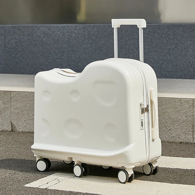 Kids Ride-On Suitcase with 360° Wheels & TSA Lock – Lightweight Cabin Luggage for Boys and Girls