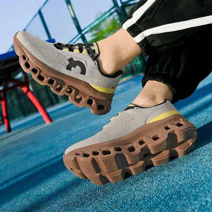 Men's Sports Shoes – Luxury Casual Mesh Running Sneakers, Lightweight Platform Basketball & Walking Shoes for Summer