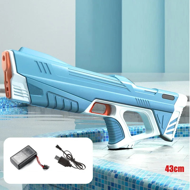 Summer Water Gun - High-Pressure Non-Electric Automatic Water Pistol Beach Toy for Kids