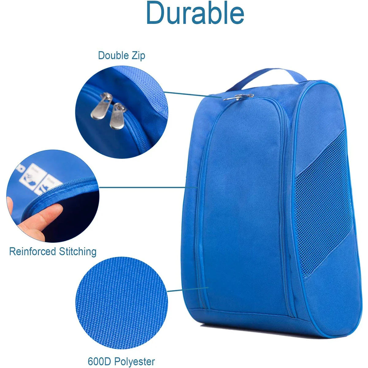 Portable Football Boot Bag, Golf Football Basketball Shoe Bag for Men Women Boys Girls