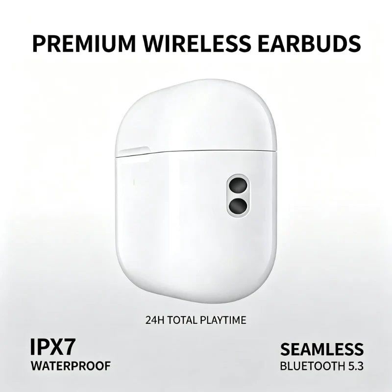 TWS Wireless Earbuds - Noise Cancelling In-Ear Headphones with Charging Case & Hi-Fi Stereo Sound
