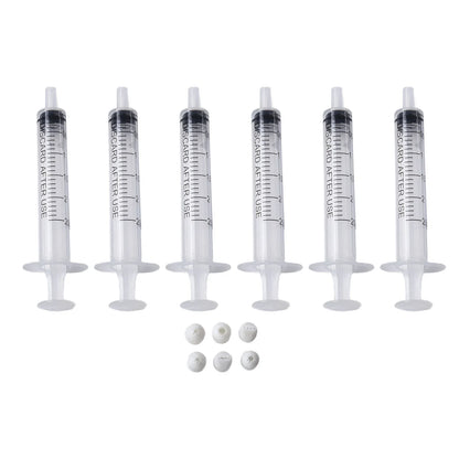 6pcs Mini Cake Dessert Food Nozzles Set - Press Clay Nozzles, Sharpener, Milk Cream Tools for Mini Clay Creations
