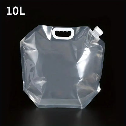 5L/10L Collapsible Water Container - Portable Foldable Water Storage Jug Bag for Camping, Hiking & Emergency Preparedness