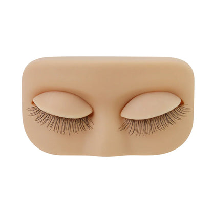 GLAMLASH Mini Lash Practice Training Head – Eyelash Extension Model with Removable Eyelids for Lash Extension Training Tool