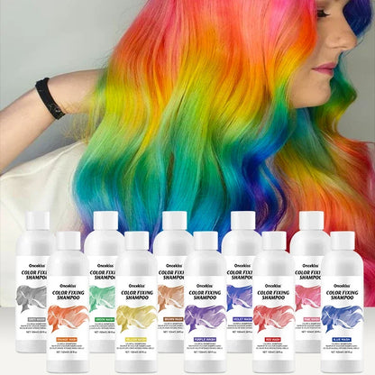 Semi-Permanent Hair Color Dye Shampoo - Instant Color Protecting & Shine Enhancing Hair Care