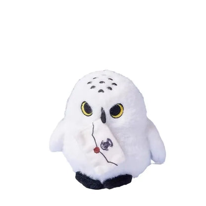 Hedwig Owl Plush Toy - Soft Cartoon Stuffed Animal Shoulder Decor & Birthday Gift for Boys and Girls