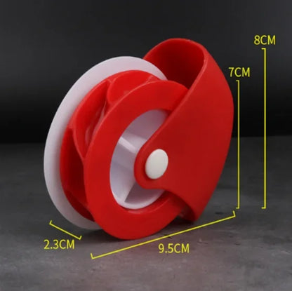 Pizza & Pastry Lattice Cutter – Plastic Wheel Roller for Pie Crust Baking
