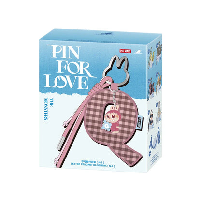 POPMART The Monsters Pin for Love – Letter Pendant Blind Box, Mystery Toy Doll & Anime Figure Gift