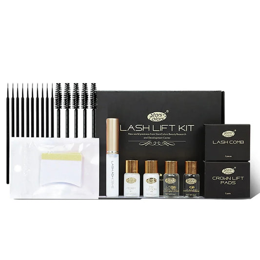 Quick Lash Lift Kit - 5-8 Minute Eyelash Perm Curling Treatment Tool for Salon, Lash Enhancement & Eye Makeup Styling