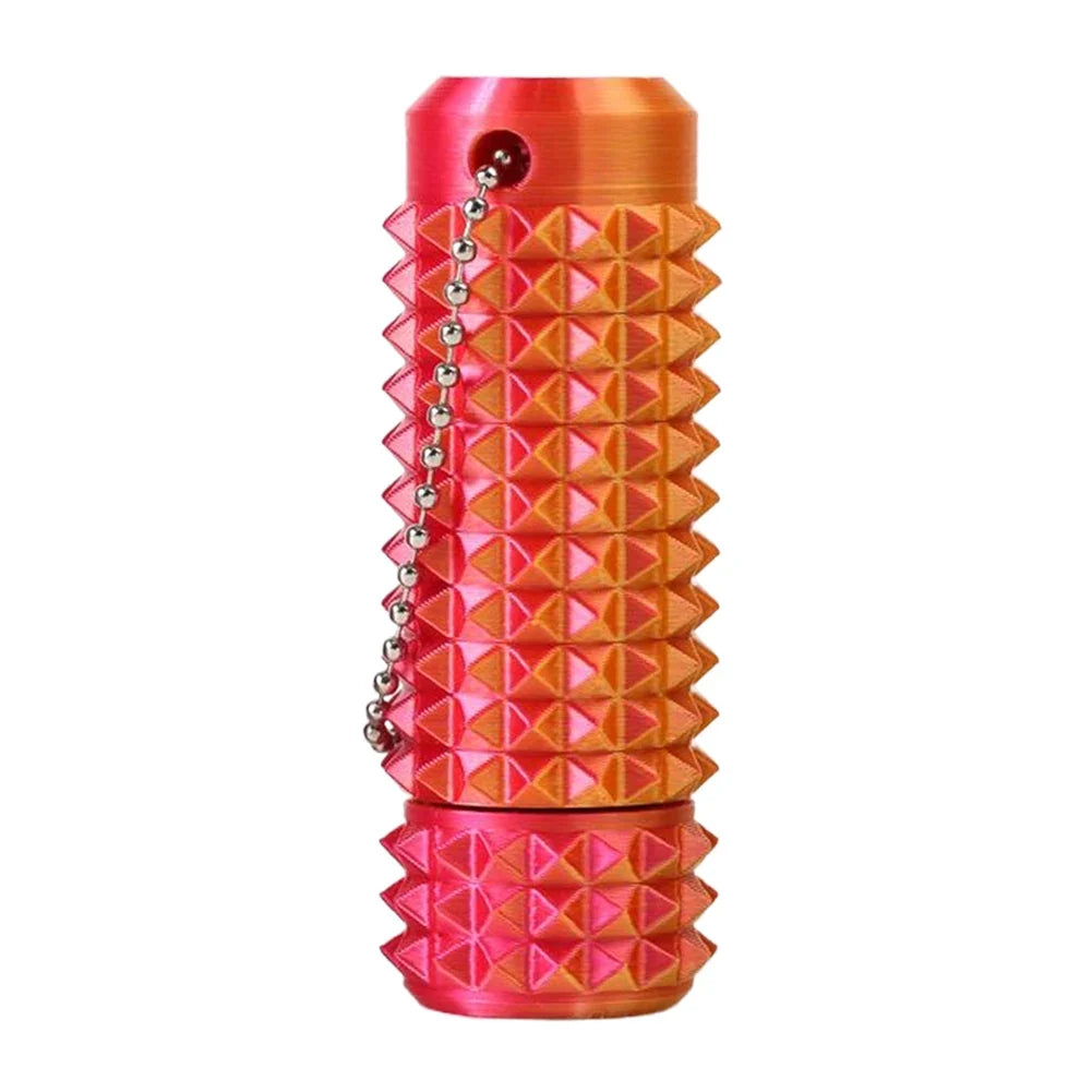 Mini Spiky Fidget Keychain - Pocket Stress Relief Stim Toy for Anxiety & Positive Gifts