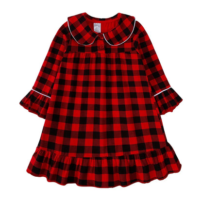 2025 Kids Christmas Pajama Set – Velvet Loungewear Long Sleeve Sleepwear for Boys & Girls