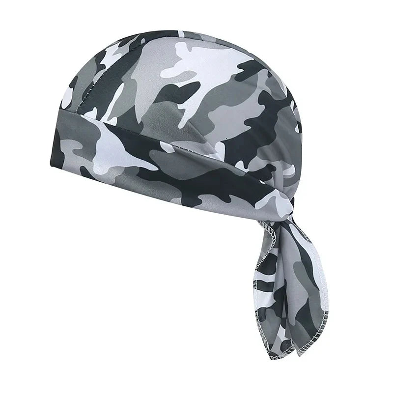 Camouflage Headband Bandana - Breathable Sun Protection Headscarf for Cycling, Sports & Outdoor Wear