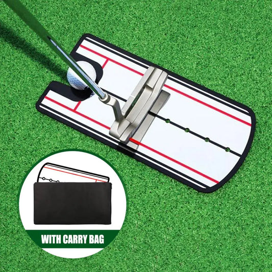 Golf Putting Practice Mirror | Alignment Training Aid with Eye Line | Putting Mirror for Putter Practice