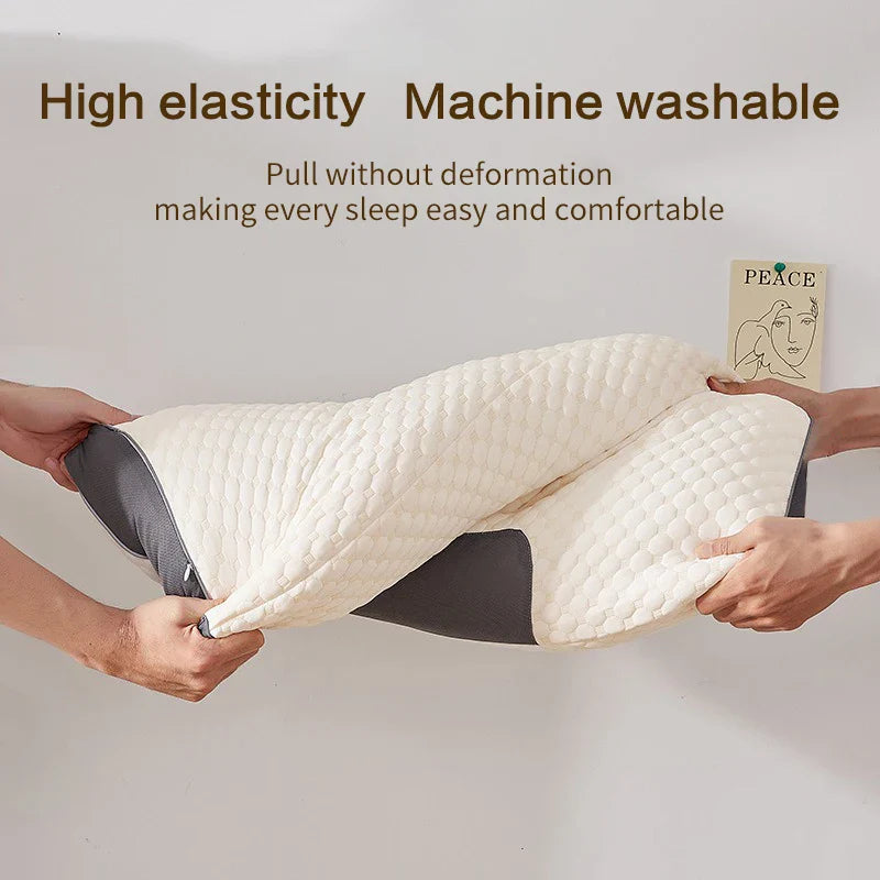 2024 New Neck Pillow – Cervical Orthopedic Soybean Fiber Massage Pillow for Sleep & Neck Protection