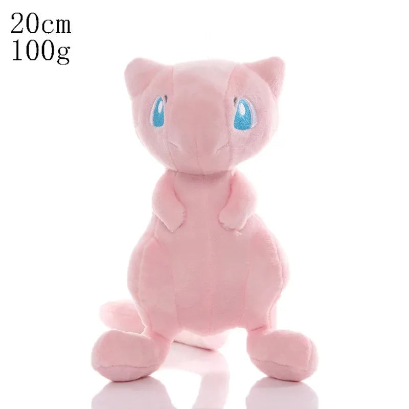 20cm Pokemon Plush Toys – Kawaii Pikachu, Raichu, Jenny, and Turtle Anime Dolls for Kids' Birthday & Christmas Gifts