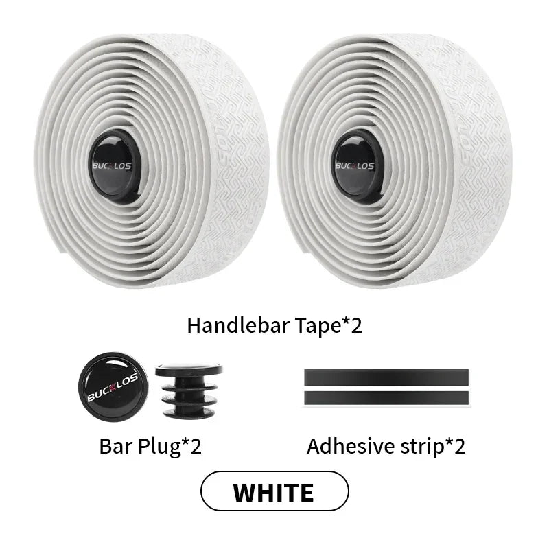 BUCKLOS Bicycle Handlebar Tape – Anti-Slip Waterproof Road Bike Bar Wrap for Cycling Accessories