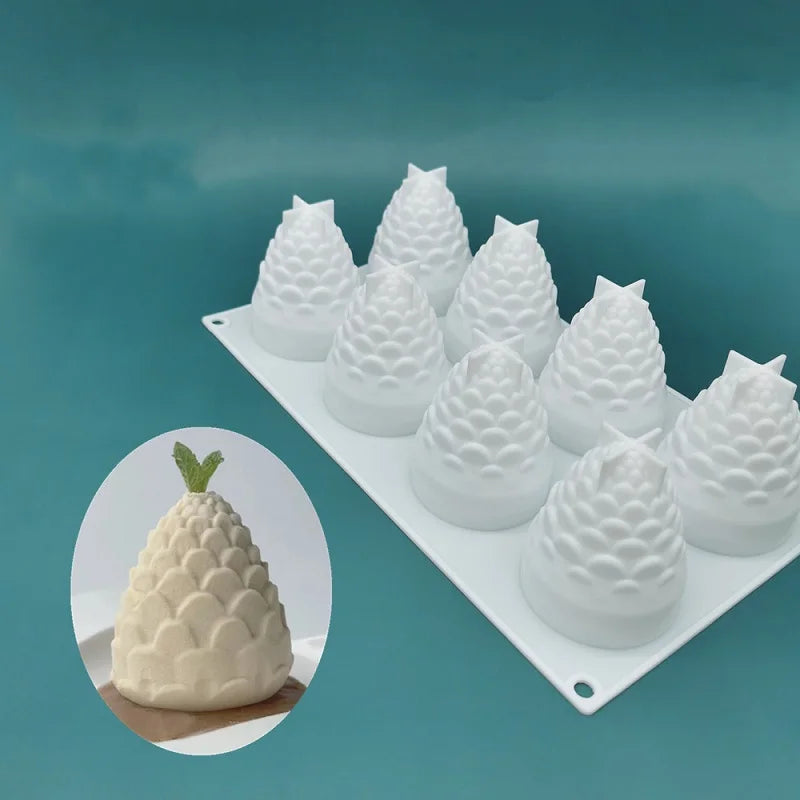 French Dessert 3D Lemon Silicone Mold – Cake, Brownie & Mousse Decorating Pastry Baking Tool