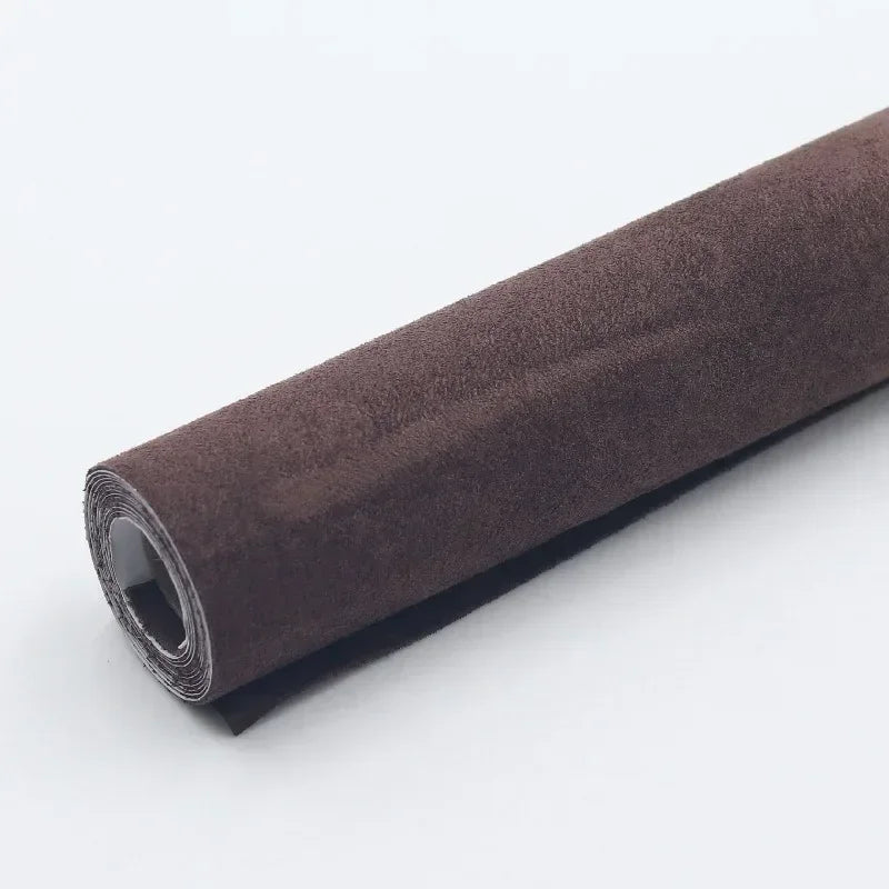 Self-Adhesive Suede Leather Fabric Roll - 50x300cm Velvet Cloth for Car Interior Modification, Door Panels, DIY Craft & Upholstery Projects