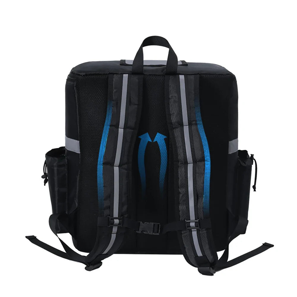 Insulated Delivery Backpack – 30L Thermal Food Bag for Riders, Large Capacity Takeout and Grocery Backpack