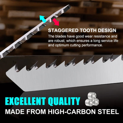 CMCP 5PCS T101BR Jigsaw Blades - T-Shank Wood Cutting Saw Blade Set for Woodworking Tools