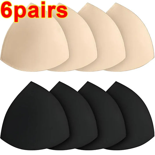 Removable Soft Bra Pads Inserts – Push-Up Breast Enhancer Cups for Sports Bras, Bikini & Swimsuit Comfort Fit