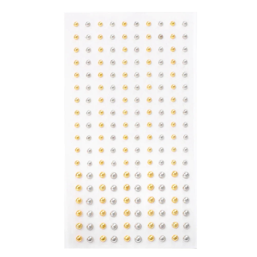 180PC Non-Piercing Lip, Nail & Body Stickers – Self-Adhesive, Waterproof, Reusable Fake Jewelry for Lips, Eyebrows, Nose & Belly Button