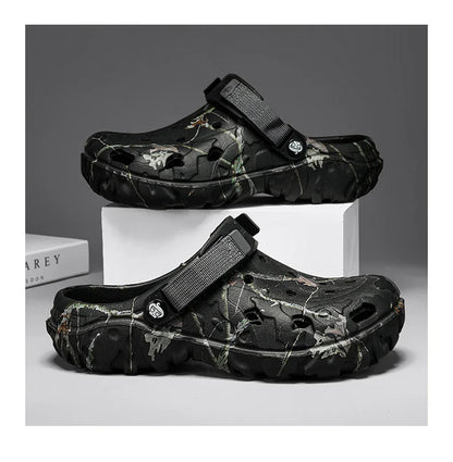 2024 Summer Men’s Sandals – Comfortable Lightweight Non-Slip Flip Flops for Home & Garden