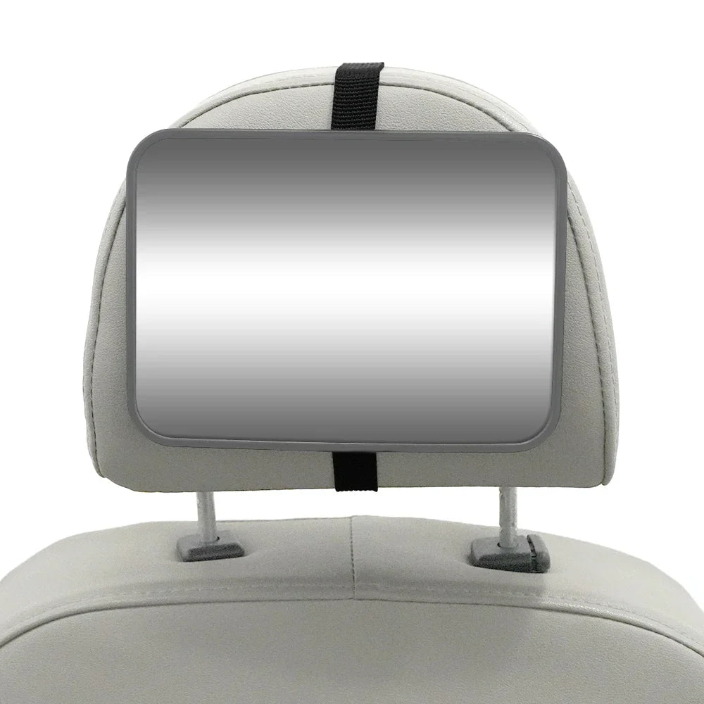 Shatterproof Baby Car Mirror - Crash Tested Rear Facing Infant Safety Mirror with Wide Clear View
