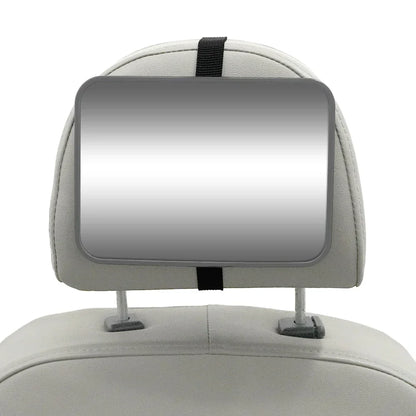 Shatterproof Baby Car Mirror - Crash Tested Rear Facing Infant Safety Mirror with Wide Clear View