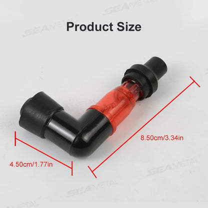 BLALION Universal Motorcycle Spark Plug Cap – 90° Flash Ignition Cap for Moto Engines