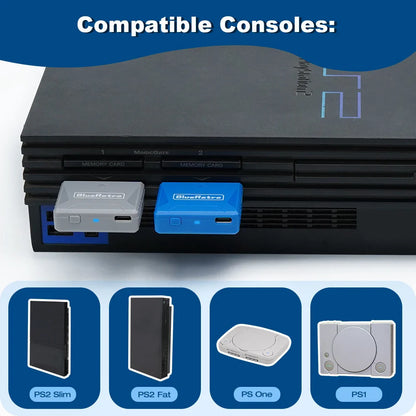 RetroScaler Mini BlueRetro Adapter – PS1, PS One & PS2 Wireless Receiver for 8Bitdo, PS4, PS5 & Xbox Series X Controllers