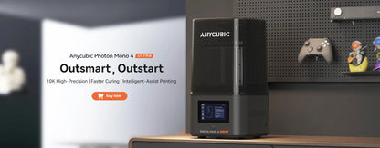 ANYCUBIC Wash & Cure Machine – 3-4L Large Volume for LCD/DLP Resin 3D Printers, Compatible with Photon Mono 2