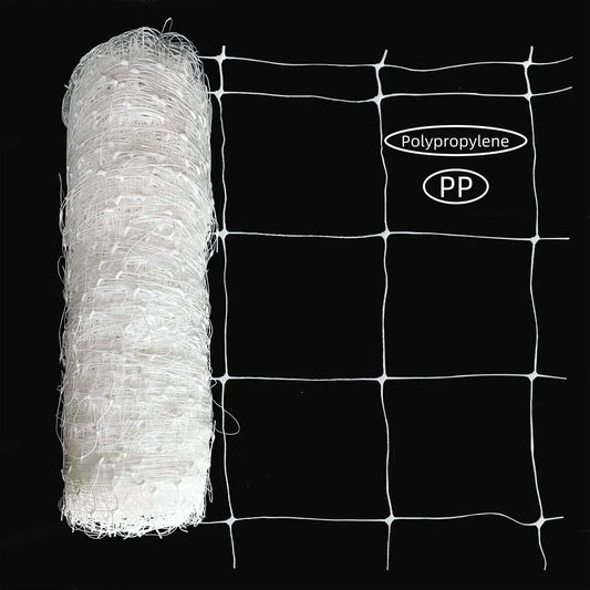 Plant Trellis Netting - Heavy Duty PP Climbing Support Mesh for Vertical Garden & Hydroponic Growing