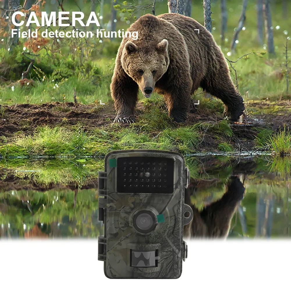 HD Trail Camera - 1080P Infrared Night Vision Wildlife Camera with 2.0-Inch TFT Display & IP66 Waterproof