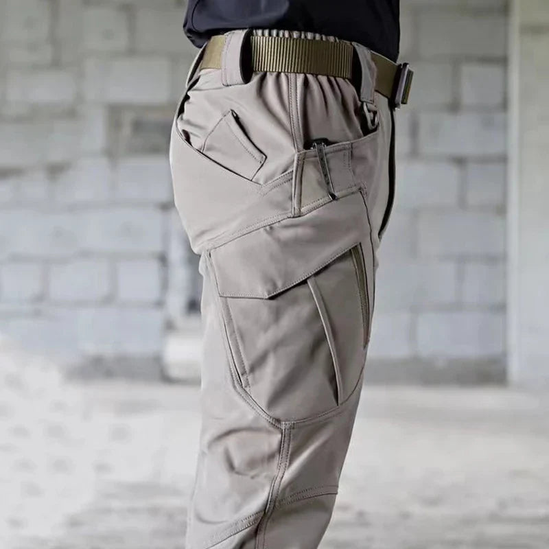 Men's Quick-Dry Tactical Cargo Pants - Elastic Outdoor Sports Trousers for Camping, Hiking, Trekking, Fishing, Climbing - Spring & Autumn