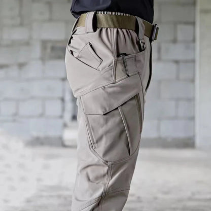 Men's Quick-Dry Tactical Cargo Pants - Elastic Outdoor Sports Trousers for Camping, Hiking, Trekking, Fishing, Climbing - Spring & Autumn