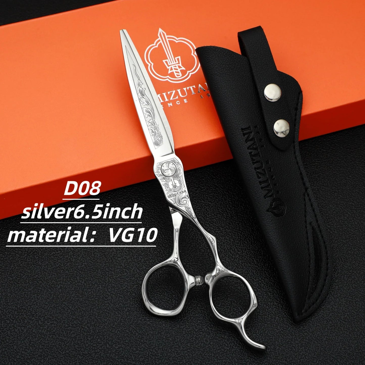 Left-Handed Hairdressing Scissors – 6 Inch Professional Barber Shears & Hair Clippers Cutting Tool