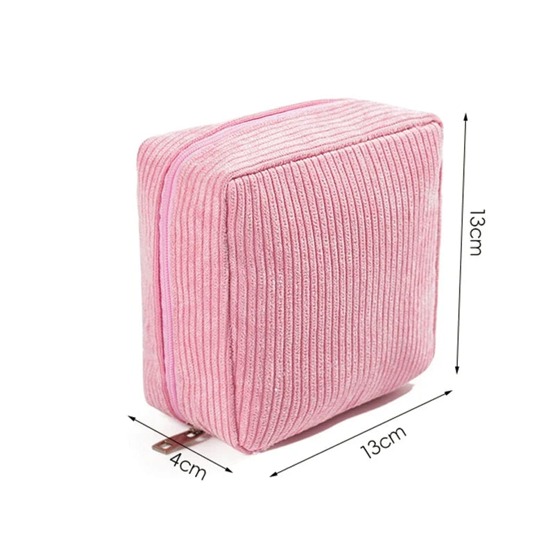 Sanitary Napkin Organizer Bag - Portable Multifunctional Travel Pouch for Makeup, Lipstick & Small Accessories